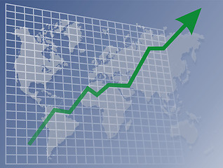 Image showing World upwards chart