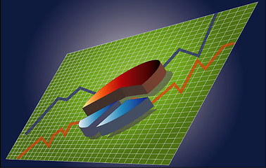 Image showing Pie Chart with graphs