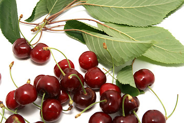 Image showing beautiful and tasty cherries