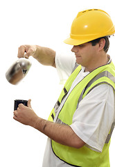 Image showing Workman Coffee Break