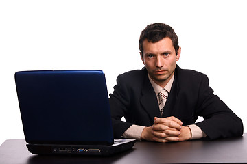 Image showing worried businessman