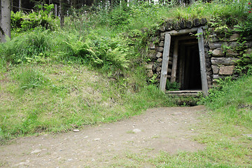 Image showing old mine entry