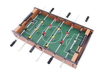 Image showing soccer game isolated