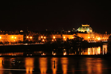 Image showing Prague in the night