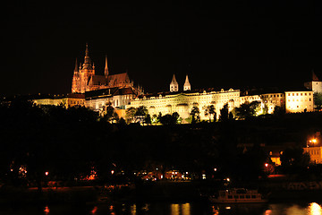 Image showing Prague in the night