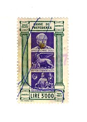 Image showing italian stamp