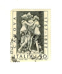 Image showing italian stamp