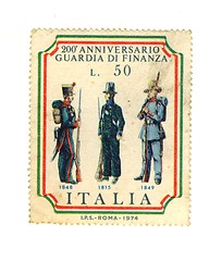 Image showing italian stamp