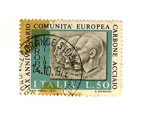 Image showing italian stamp