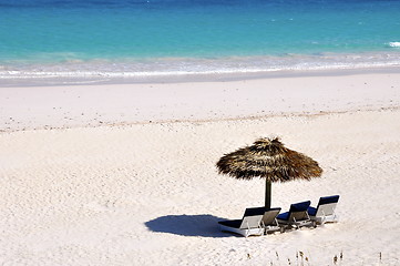 Image showing sunny beach bahamas