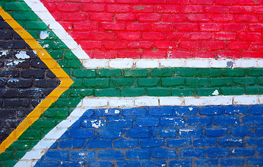 Image showing Flag South Africa
