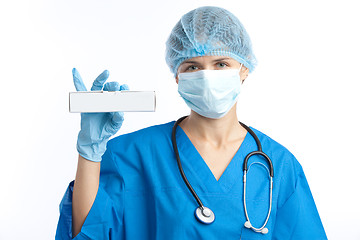 Image showing doctor and box