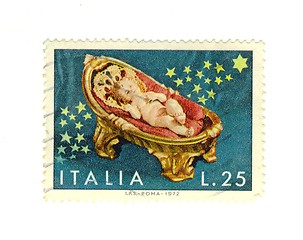 Image showing italian stamp