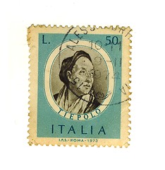 Image showing italian stamp