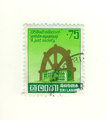 Image showing sri lanka stamp