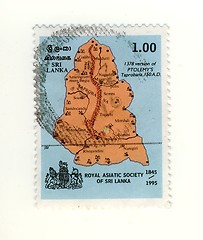 Image showing sri lanka stamp