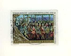 Image showing austrian stamp
