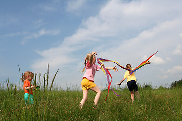 Image showing Flying kite