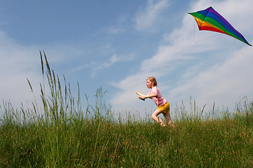 Image showing Flying kite