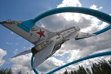 Image showing Soviet plane monument