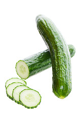 Image showing English Cucumbers