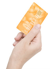 Image showing card in a hand