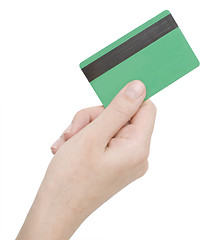 Image showing card in a hand