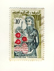 Image showing tunisian stamp