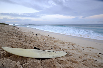 Image showing surfers beach
