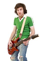 Image showing guitarist playing