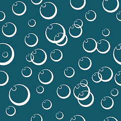 Image showing Abstract bubbles background. Seamless.