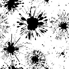 Image showing Abstract splash background. Seamless.