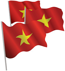 Image showing Socialist Republic of Vietnam 3d flag.