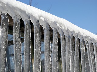 Image showing winter icicles