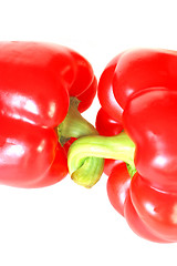 Image showing Linked Red Peppers