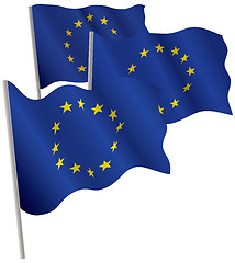 Image showing Eurounion 3d flag.