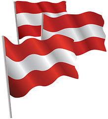 Image showing Austria 3d flag.