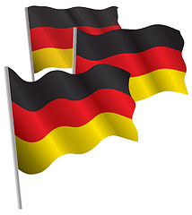 Image showing Germany 3d flag.