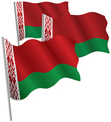 Image showing Belarus 3d flag.