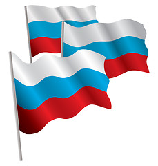 Image showing Russia 3d flag.