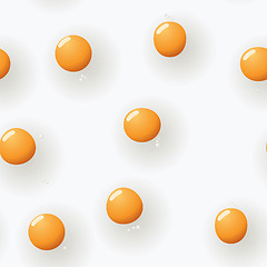 Image showing Abstract fried-eggs background. Seamless.