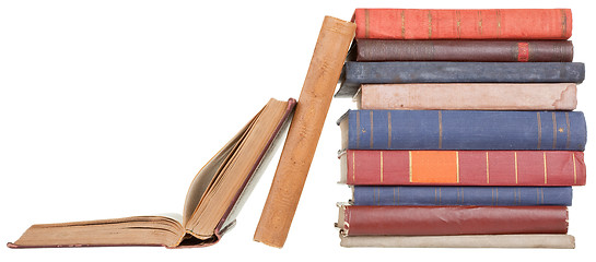 Image showing pile of old books 