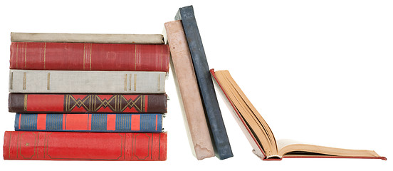 Image showing pile of old books 