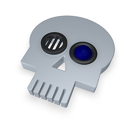 Image showing techno skull