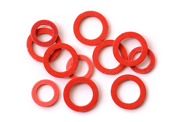 Image showing Red Gaskets