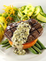 Image showing Steak And Sweet Potato