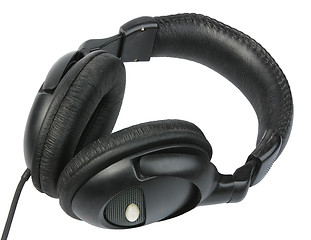 Image showing Black headphones.