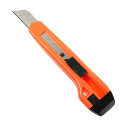 Image showing Orange paper knife.