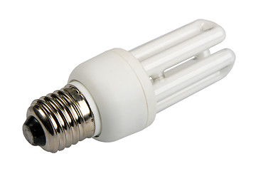 Image showing Compact fluorescent lamp.