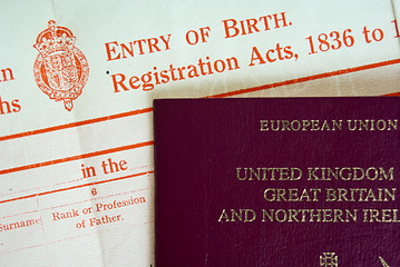 Image showing BC and Passport